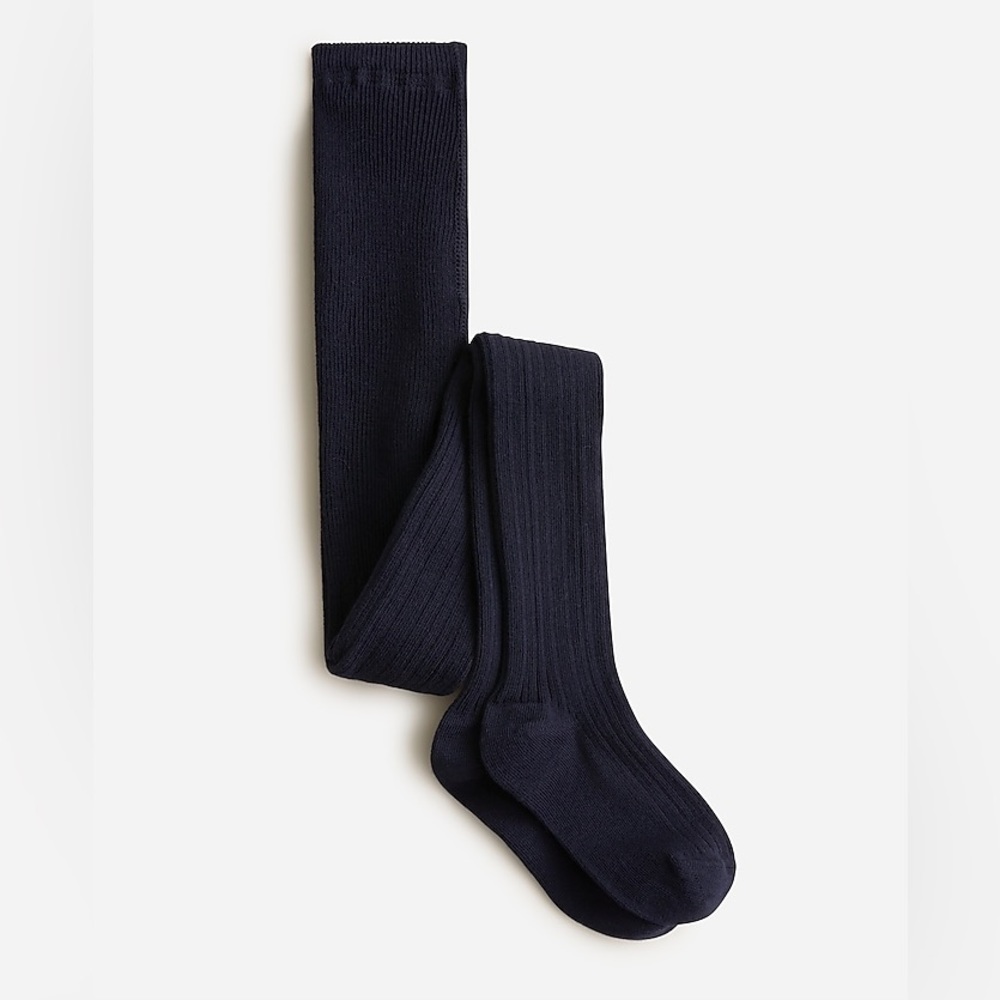 J Crew Girls' ribbed tights 52125